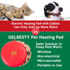 Pet Heating Pad Microwave, Outdoor Newborn Kitten Puppy Pet Snuggle Warming Safe Bed Warmer, Gel Reusable Heat Disc, Waterproof Heating Disk for Dog, Cat, Rabbit and Guinea Pig, Christmas Pet Gifts
