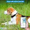 GPS Tracker for Dogs, Mini GPS Cat Tracker, IP68 Waterproof GPS Tracker for Cats with Holder No Monthly Fee, Work with Apple Find My(iOS Only), Real-Time Location Pet Tracking Smart Activity Tracker