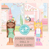 Story Magic Wooden Dress-Up Doll by Horizon Group USA, Dress Up Magnetic Wood Double Sided Doll, Over 40 Outfit and Accessory Pieces, Creative Pretend Play, Perfect for Ages 4+
