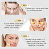 Adofect 30 Paris Under Eye Patches 24k Gold Under Eye Mask for Puffy Eyes and Dark Circles Treatments, Under Eye Bags Treatment Collagen Gel Pads for Beauty & Personal Care, Gold