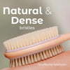 MainBasics Back Scrubber for Shower Long Handle Back Brush Dual-Sided with Exfoliating and Soft Bristles (Lavender, Wood)