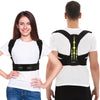 Posture Corrector for Men and Women, Adjustable Upper Back Brace, Muscle Memory Support Straightener, Providing Pain Relief from Neck, Shoulder, and Upper and Lower Back, Large-X Large(37''-47'')