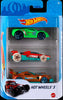 Hot Wheels 3 Car Pack, Multipack of 3 Hot Wheels Vehicles, Instant Starter Set, Collection of 1:64 Scale Toy Sports Cars, Rolling Wheels, For Kids 3 Years & Up