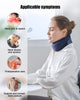 BLABOK Neck Brace for Sleeping - Cervical Collar Relief Neck Pain and Neck Support Soft Foam Wraps Keep Vertebrae Stable for Relief of Cervical Spine Pressure for Women & Men Blue(12.6-15.8 inch)