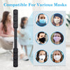 Mask Strap Extender Masks Ear Saver Adjustable Face Mask Holder Extension Hook Protectors Ear Pain Relieved Anti-Tightening Anti-Slip Buckle for Kids Adults Silicone Mask Accessories 6 Pack