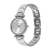 Fossil Women's Carlie Mini Quartz Stainless Steel Three-Hand Watch and Necklace Gift Set, Color: Silver (Model: ES5250SET)