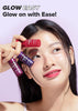 I DEW CARE Lip Oil - Glow Easy Raspberry | Vitamin C Lip Oil, Pigmented Glossy Lip Oil, Nourishing, Korean Makeup, Tinted Lip Care, Cool Pink, 0.20 Fl Oz