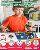 Kids Advent Calendar 2023, Xmas Themed Building Blocks for Kids Ages 6-8, Teen, STEM Toys Playset Christmas Gifts Stocking Stuffers for Boys Girls 6 7 8 9 10 11 12 Years Old, Countdown Daily Surprises