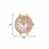Fossil Women's Virginia Quartz Stainless Steel and Acetate Three-Hand Watch, Color: Rose Gold/White Horn (Model: ES3716)