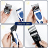 Premium Clipper Guards Fit for Wahl, Professional Hair Cutting Guides Combs Attachment with Metal Clip, 10 Cutting Lengths Guards Set Compatible with Most Wahl Clippers