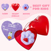 JOYIN 28 Packs Mochi squishy toys with Valentine Cards and Filled Hearts Party Favors for Kids Valentine Gifts Classroom Exchange, Kawaii Stress Relief Toys for Valentine Gift Exchange, Game Prizes
