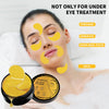 Under Eye Patches For Puffy Eyes 70PCS, 24K Gold Eye Mask For Dark Circles and Puffiness, Under Eye Mask Patches Skincare, Eye Gel Pads, Eye Patches For Wrinkles, Puffy Eyes Bags Treatment Women Men