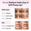 Under Eye Patches & Lip Patches Gift Set of 28 - Under Eye Patches for Dark Circles and Puffiness - Lip Mask for Dry Lips - Hydrating 4 Flavors Eye Masks & Lip Masks - Christmas Gift Sets 2023