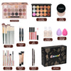 Makeup Kit for Teens - Eyeshadow, Lipgloss, Foundation, Makeup Brushes and Powder
