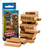 Real Wood Mini Tumble Tower Classic Game (12 Sets) Travel Size 4 Inch by JARU. Mini Wooden Tumbling Tower Blocks Toy Party Favors Board Games Toys. 3276-12p