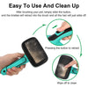 Self cleaning Slicker Brush, shedding and grooming tool for pets, remove loose hair, Fur, Undercoat, Mats, Tangled Hair, knots for large medium small sensitive long or short hair dogs, cats, rabbit