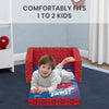 Delta Children Marvel Spidey and His Amazing Friends Cozee Flip-Out Chair - 2-in-1 Convertible Chair to Lounger for Kids