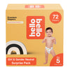 Hello Bello Diapers, Size 5 (27+ lbs) Surprise Pack for Girls - 72 Count of Premium Disposable Baby Diapers, Hypoallergenic with Soft, Cloth-Like Feel - Assorted Girl & Gender Neutral Patterns