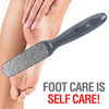 Probelle Double Sided Multidirectional Nickel Foot File Callus Remover - Immediately Reduces calluses and Corns to Powder for Instant Results, Safe Tool (Dark Grey)