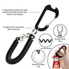 HOTEMIA Phone Tether Lanyard Anti Theft Phone Strap with Carabiner Anti-Drop Outdoor Skiing Hiking Cycling Fishing Climbing fit iPhone and Most Cell Phone (Black)