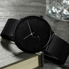 Mens Watches Ultra-thin Minimalist Waterproof-Fashion Wrist Watch for Men Unisex Dress with Stainless Steel Mesh Band-Black Hands