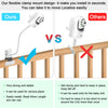 AOZTSUN Flexible Clip clamp Mount Compatible with Infant Optics DXR-8 and DXR-8 PRO Video Baby Monitor Camera 15.7 inches Flexible Long Gooseneck Arm, Baby Monitors Holder for Crib Baby Camera Stand