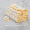 ALVABABY 12PCS Newborn Cloth Diapers Inserts, Reusable Cloth Diaper Inserts Overnight, 12.6x3.54'' Newborn 12SX