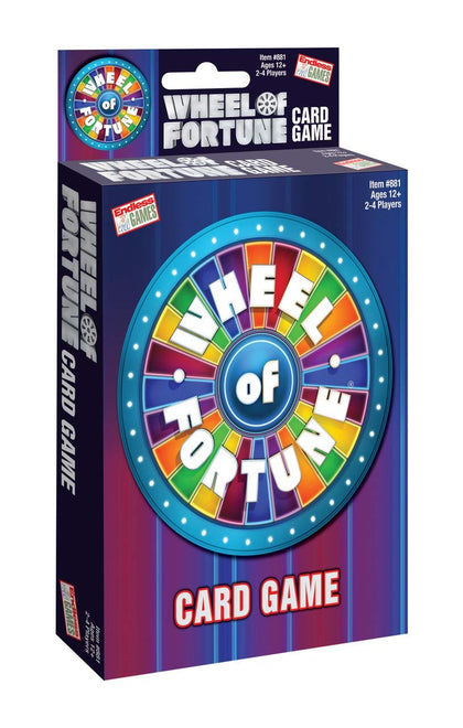 Endless Games Wheel of Fortune Card Game - Faced Paced Competition - Travel Sized Party Game