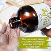 VITAL AFFAIR Castor Oil Organic Cold Pressed Unrefined Glass Bottle- USDA Certified Organic Castor Oil For Castor Oil Pack Wrap-Castor Oil For Skin, Hair Growth, Eyelashes, Eyebrows & Nails-8 Fl Oz