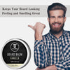 Beard Balm for Men - Leave in Beard Conditioner - Scented Beard Styling Balm Made with Natural & Organic Beard Butter, Argan & Jojoba Beard Oils - Styles, Strengthens & Softens Beards and Mustaches by Striking Viking (Vanilla, 2 Ounce (Pack of 1))