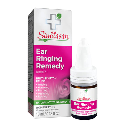 Similasan Ear Ringing Remedy Drops 0.33 Ounce, for Temporary Multi-Symptom Relief from Noise in the Ears, Ringing Ears, Buzzing Ears, Roaring Ears, Humming Ears, and Other Sounds in the Ears