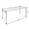 Simple Deluxe Heavy Duty 1-Shelf Shelving, Adjustable Storage Units, Steel Organizer Wire Rack, 29.92