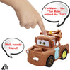 Disney Cars Toys Track Talkers Mater, 5.5-in, Authentic Favorite Tow Truck Movie Character Sound Effects Vehicle, Fun Gift for Kids Aged 3 Years and Older