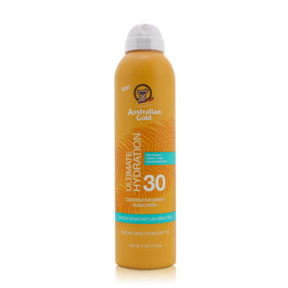 Australian Gold Continuous Spf#30 Spray 6 Ounce Ultimate Hydr (177ml) (2 Pack)