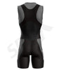 Sparx X Triathlon Suit Men Racing Tri Cycling Skin Suit Bike Swim Run (Gray_Elite, XL)