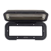 EnrockMarine EMCBK1 Universal in Dash Water Resistant Waterproof Tinted Radio Shield Receiver Cover (Black Base)