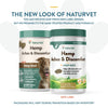 NaturVet Hemp Aches & Discomfort Plus Hemp Seed for Dogs, 60 ct Soft Chews, Made in The USA