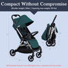 Colugo The One Stroller - Lightweight Easy Fold Compact Toddler Stroller and Baby Stroller for Travel, Large Storage Basket, One Hand Fold, Includes Raincover, Bumper Bar, Cupholder (Ponderosa Pine)