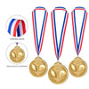 Abaokai 12 Pieces Gold Award Medals for Kids Sports Football Games, Party Favors, 2 Inches