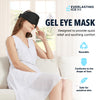 Everlasting Ice RX Cooling Eye Mask for Puffiness - Gel Eye Mask Reusable - Eye Ice Pack for Migraines, Sinus Pain, Sore Eyes & Face Ice Pack Therapy - with Adjustable Strap