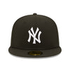 New Era MLB 59FIFTY Team Color Authentic Collection Fitted On Field Game Cap Hat (as1, Numeric, Numeric_7_and_1_Quarter, New York Yankees Black)