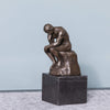 Toperkin Classical Rodin Statue Thinker Bronze Sculpture Home Decor Art Craft TPE-185