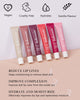 2 Color Glossy Lip Butter Balm, Moisturizing Lip Gloss Butter Non Sticky High Shiny Finish Lip Glow Oil, Natural Plumping Lip Tint Lip Care & Repair Lip Mask for Soft & Smooth & Protect Dry Lip- 04+05