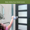 Heart of Tafiti Child Proof Door Knob Covers, Toddler Door Locks, Baby Proof Safety Locks for Doors, 4 Pack/White