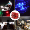Shangyuan Boat Light Extension Cable Wire Cord for 3528 5050 5630 Led Strip Light Single Color, 66ft 22awg 2pin Wires for Pontoon Boat Kayak Stern Anchor Mast Courtesy Navigation Bow Marine Lights