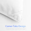 MATBEBY Queen Size Comforter Duvet Insert - All Season White Quilted Down Alternative Bedding Comforter with Corner Tabs - Winter Summer Fluffy Soft - Machine Washable