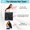 Hair RePear Anti Frizz Premium Cotton Hair Towel Enhances Healthy Natural Hair - Plop Wrap Scrunch Curly Wavy or Straight Hair -Extra Long Thick Hair