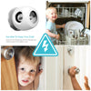 HZJD Door Knob Covers, Baby Proof Safety Locks for Doors, White, Easy Install Child Door Knob Locks Covers(4 Pack)