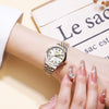Taxau Women's Watches Silver and Gold Women Watches Day Date Two Tone Stainless Steel Waterproof Fashion Dress Quartz Women's Wrist Watches