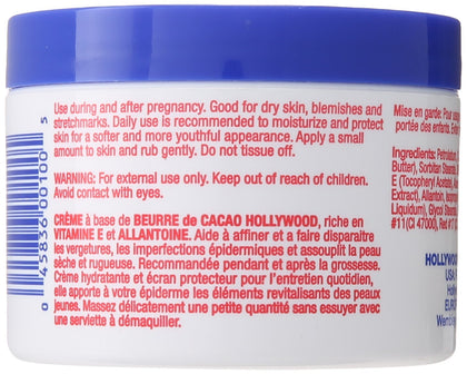 Hollywood Beauty Cocoa Butter With Vitamin- E 7.5 Ounce (221ml) (3 Pack)